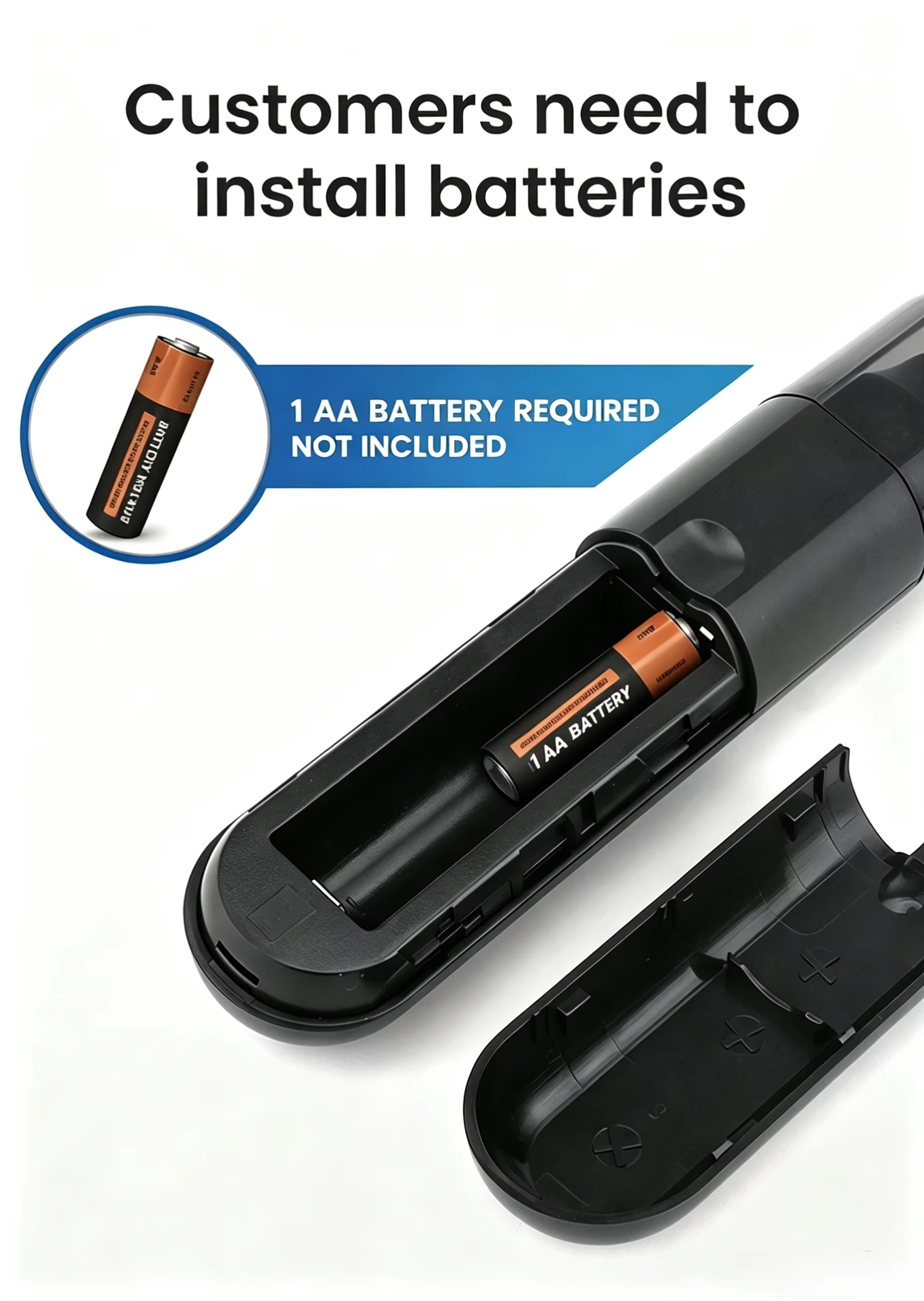 Mini Compact AA Battery‑Powered Nose Hair Grooming Tool | Portable & Washable Design - Image 3