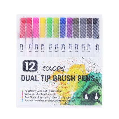 SmartLife ColorFusion Brush Markers dual tip marker set