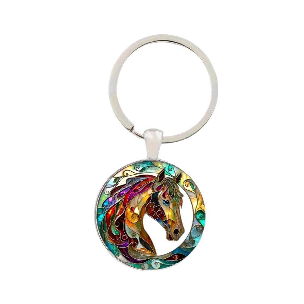 SmartLife GallopCharm Keyring colorful horse keychain