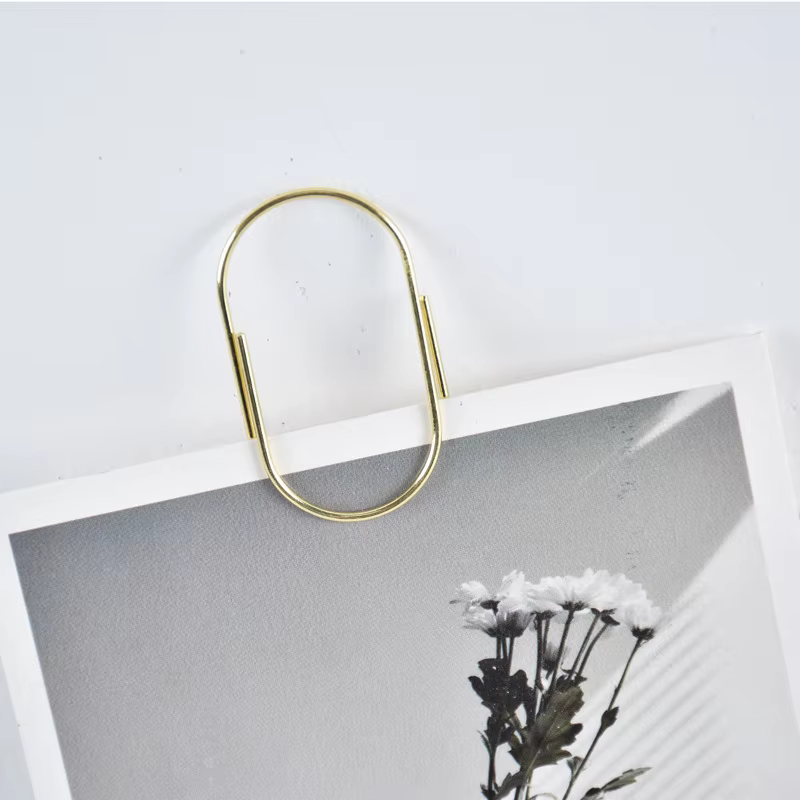 SmartLife LuxeGrip Paper Clips gold finish