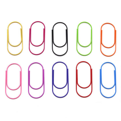 SmartLife LuxeGrip Paper Clips assorted metallic colors